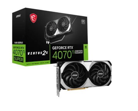 MSI nVidia RTX 4070 Ti SUPER 16G VENTUS 2X OC