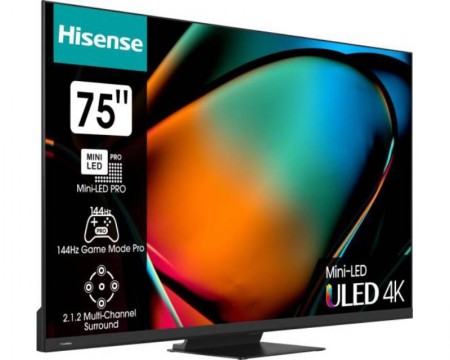 HISENSE 75'' 75U8KQ Mini-LED ULED 4K Smart