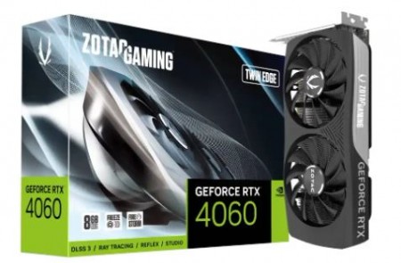 Zotac GAMING GeForce RTX 4060 Twin Edge 8GB DDR6 ZT-D40600E-10M