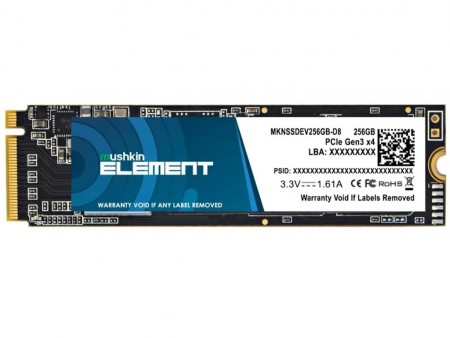 MUSHKIN Element 256GB M.2 PCIe Gen3x4 NVME MKNSSDEV256GB-D8