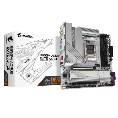 Gigabyte B650M AORUS ELITE AX ICE