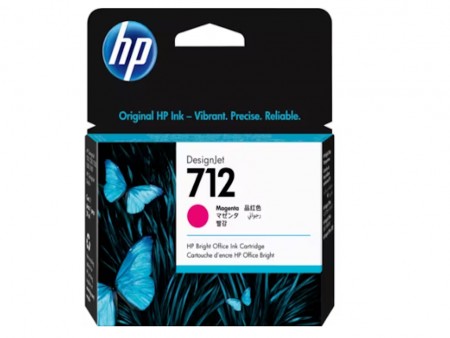 HP 712 29-ml Magenta DesignJet Ink Cartridge 3ED68A