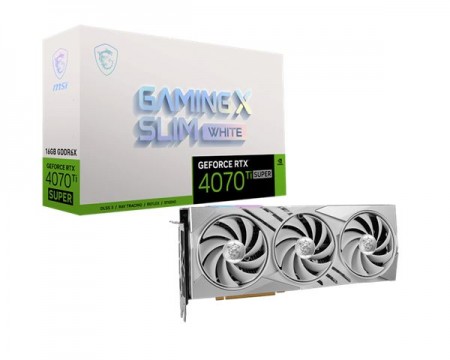 MSI RTX 4070 TI SUPER 16G GAMING X SLIM White