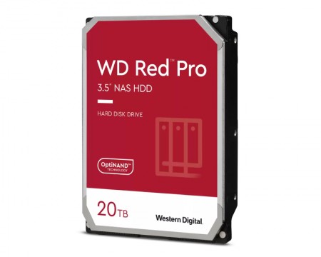 WD 20TB 3.5'' SATA III 512MB 7.200 WD201KFGX Red Pro