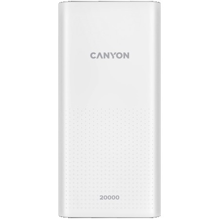 CANYON  PB-2001 Power bank 20000mAh white CNE-CPB2001W