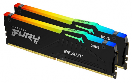 Kingston DDR5 32GB (2x16GB) 6000MHz FURY BEAST RGB KF560C30BBEAK2-32