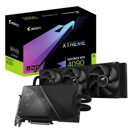 GIGABYTE AORUS GeForce RTX 4090 XTREME WATERFORCE GV-N4090AORUSX W-24GD 