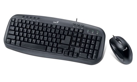 Genius Komplet tastatura i miš KM-210 USB,BLACK, SER