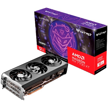 SAPPHIRE NITRO+ AMD RADEON RX 7700 XT GAMING OC 12GB 11335-02-20G