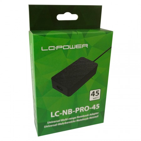 NB ADAPTER LC Power LC-NB-PRO-45  45W 18.5-20V/2.25-2.43A 10 Adaptera