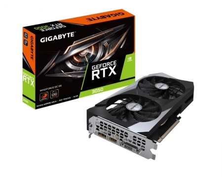 GIGABYTE nVidia RTX 3050 WINDFORCE OC 6GB GV-N3050WF2OC-6GD