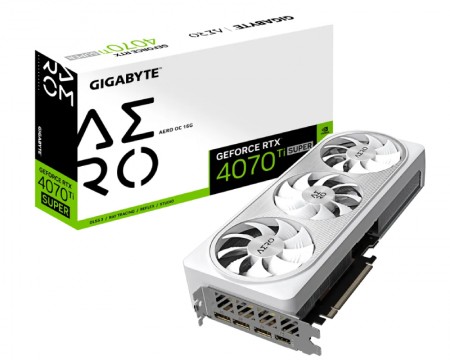 GIGABYTE nVidia RTX 4070 Ti SUPER AERO OC 16GB GV-N407TSAERO OC-16GD