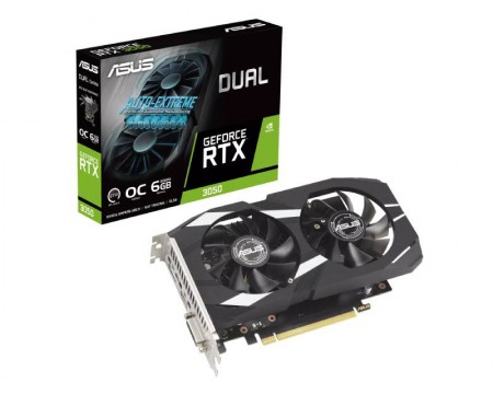 ASUS nVidia RTX 3050 6GB DUAL-RTX3050-O6G