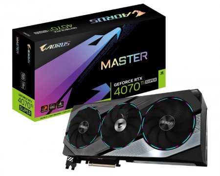 GIGABYTE nVidia RTX 4070 Ti SUPER MASTER 16GB GV-N407TSAORUS M-16GD