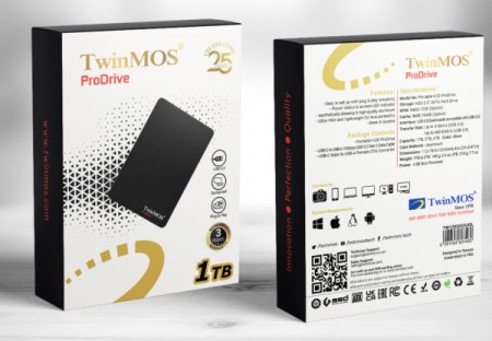 TwinMOS 2.5'' 1TB USB 3.0 TM1000GPD