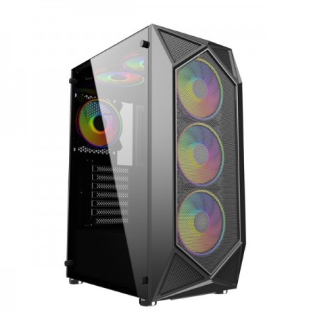 RAIDMAX Hydra Window Black 4x 120mm RGB bez napajanja