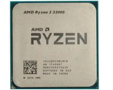 AMD AM4 Ryzen 3 2200G tray