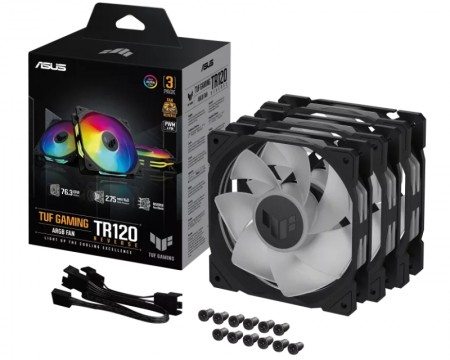 ASUS TUF GAMING TR120 ARGB REVERSE BLACK 3IN1