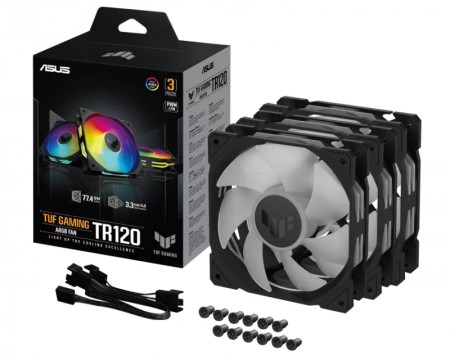 ASUS TUF GAMING TR120 ARGB BLACK EDITION 3IN1 