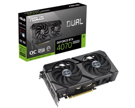 ASUS nVidia RTX 4070 SUPER 12GB DUAL-RTX4070S-O12G-EVO