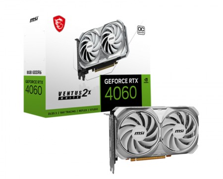 MSI nVidia RTX 4060 8GB RTX 4060 VENTUS 2X WHITE 8G OC