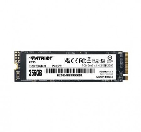 PATRIOT 256GB SSD M.2 NVMe P320 P320P256GM28