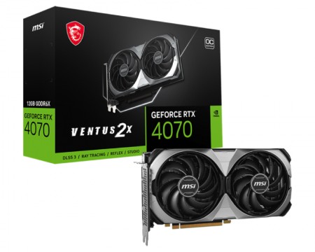 MSI nVidia RTX 4070 VENTUS 2X E 12G OC