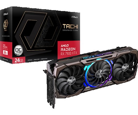 Asrock Radeon RX7900 XTX Taichi 24GB OC RX7900XTX TC 24GO