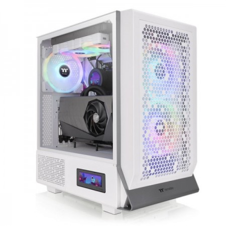 Thermaltake Ceres 300 TG ARGB Snow Glass CA-1Y2-00M6WN-00