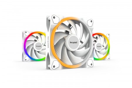 BE QUIET! LIGHT WINGS 120mm PWM White Triple Pack with ARGB Hub BL101