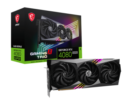 MSI nVidia RTX 4080 SUPER 16GB 256bit RTX 4080 SUPER 16G GAMING X TRIO