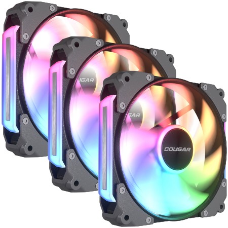 COUGAR Apolar 120 ARGB 3pcs Elite Universal Modular Fan Black CF-APR12HB3-RGB